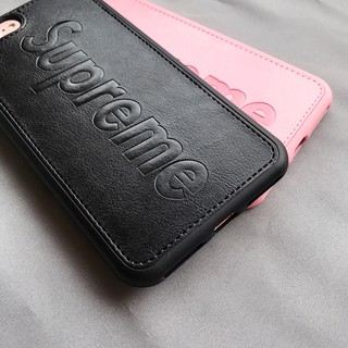 Ốp supreme da mềm 3 màu cho iphone