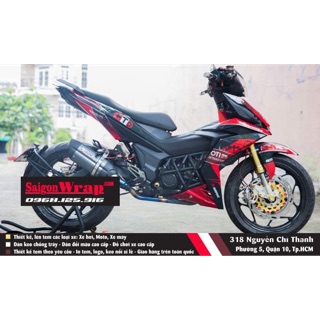 Tem chế Winner 150 PROTI Đỏ-Đen