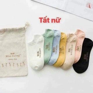 Combo tất tuần 7 đôi cho nữ