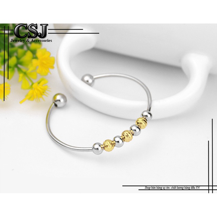 VÒNG TAY NỮ KIỂU BI HỞ XINH