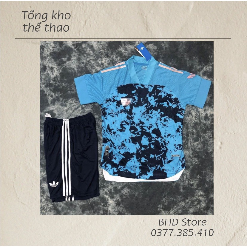 Quần áo bóng đá 🔥 Bộ Ba Lá ADIDAS phối màu - Cam kết Y Hình - Hàng xịn