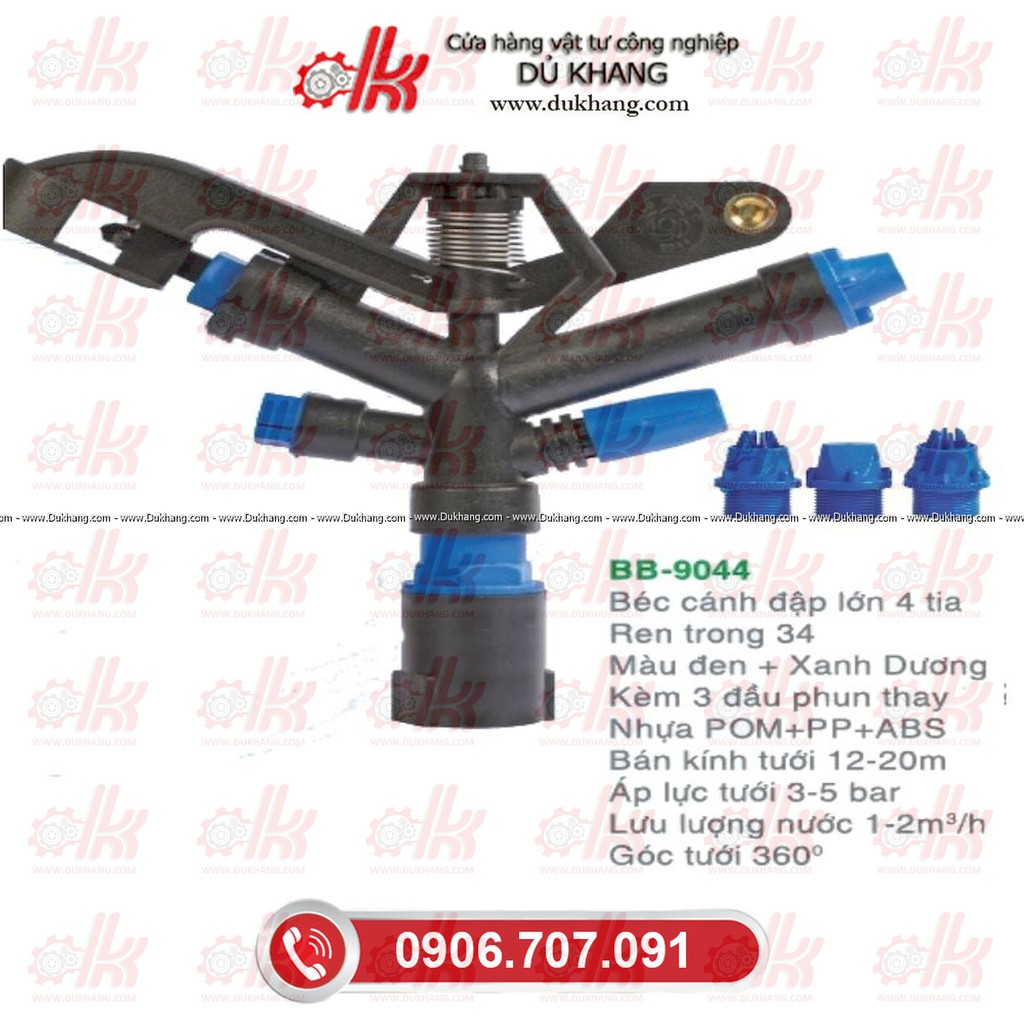BÉC TƯỚI CÂY B 9044 RT 34