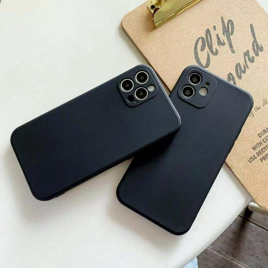 Ốp lưng iphone Cạnh Vuông Trắng, Đen 14promax/ 14pro/ 14/ 13promax/ 13pro/ 13/ 12promax/ 12pro/ 12/ 11promax/ 11/ Xsmax