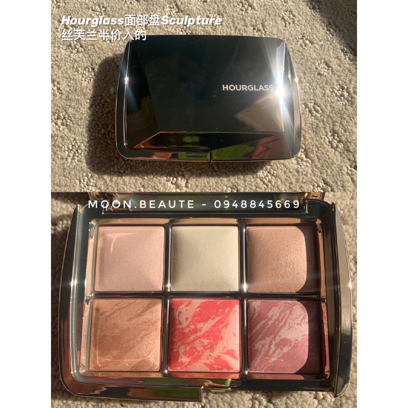 [Bill Sephora US] Bảng Hourglass Ambient Lighting Sculture 6 ô Highlighter + Bronzer