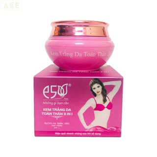 Kem E5 - Kem trắng da toàn thân VIP (100g) (MUA 2 HŨ TẶNG 1 TẨY E5)