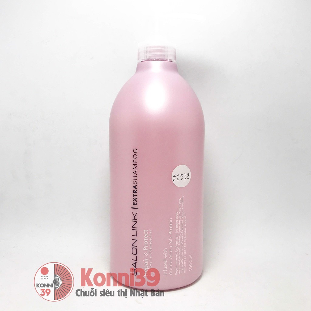 DẦU GỘI PHỤC HỒI TÓC HƯ TỔN SALON LINK EXTRA NỘI ĐỊA NHẬT ( CHAI MÀU HỒNG - 1000ML )