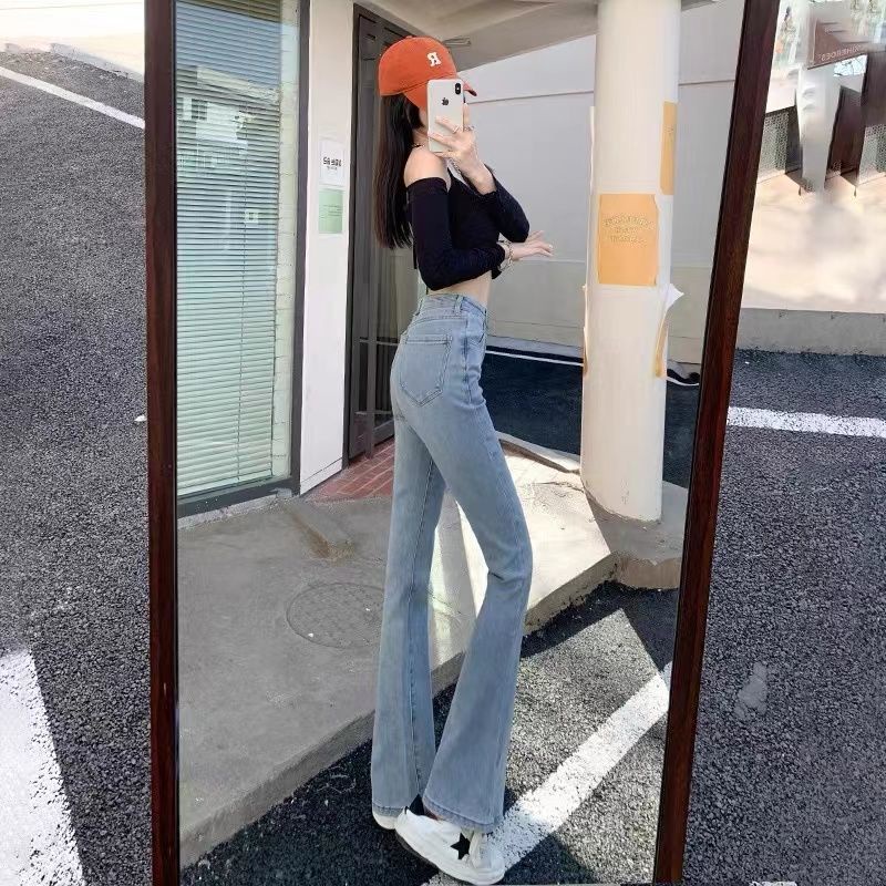 Jiashucheng Quần Dài Lưng Cao Dáng Ôm Thời Trang Xuân Hè Mới Cho Nữ