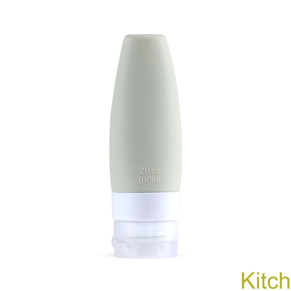 [Kitch]Travel Dispenser Bottle Face Wash Toothpaste Makeup Empty Squeeze Tube Leakproof Mini Container Personal Care