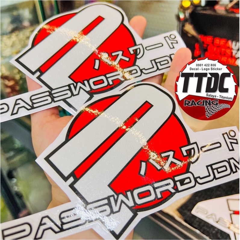 [ Giá 1 tem ] Tem Sticker Logo Japan ✌