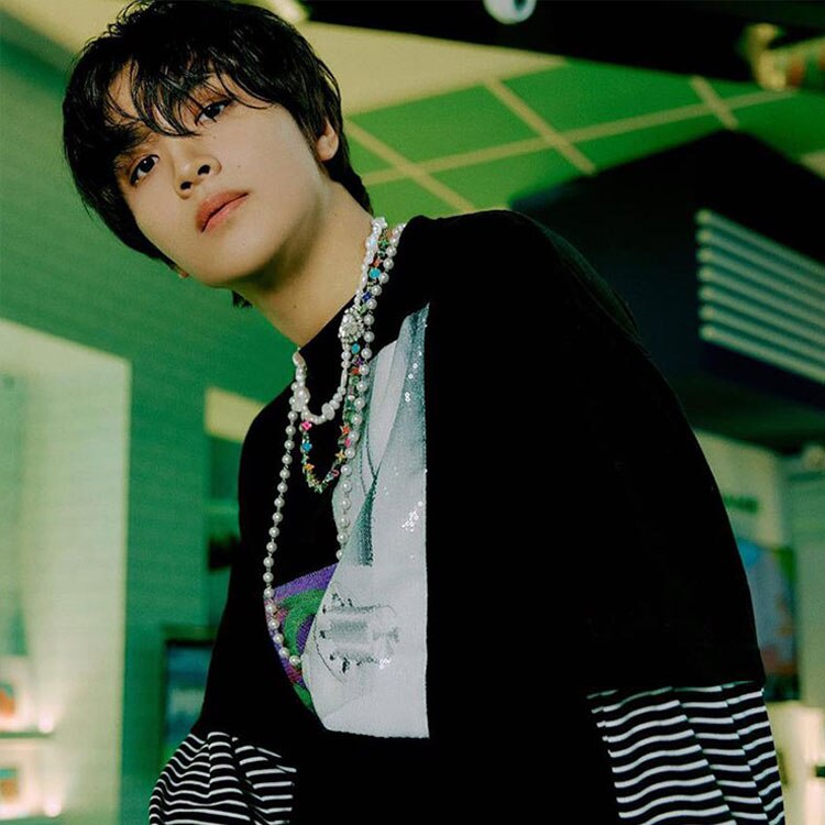 ÁO THUN COTTON Kpop NCT DREAM HAECHAN Kpop Quần Áo Áo Thun Nam/Nữ Ngắn Tay