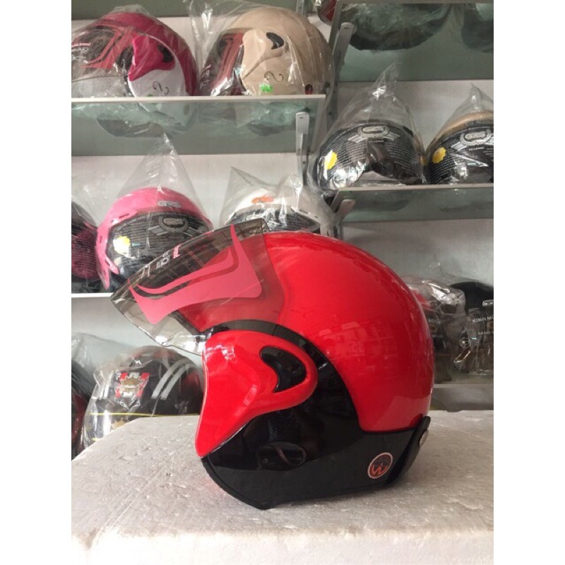 Kính mũ bảo hiểm  nắp vừa mũ GRS A318k , mũ GRO A318k