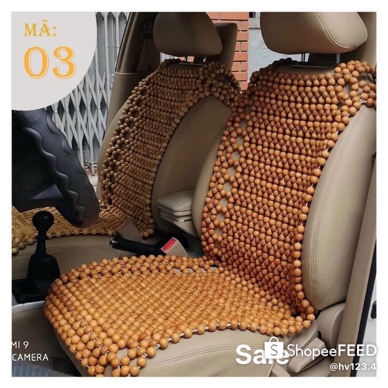 Tấm hạt gỗ lót ghế ô tô