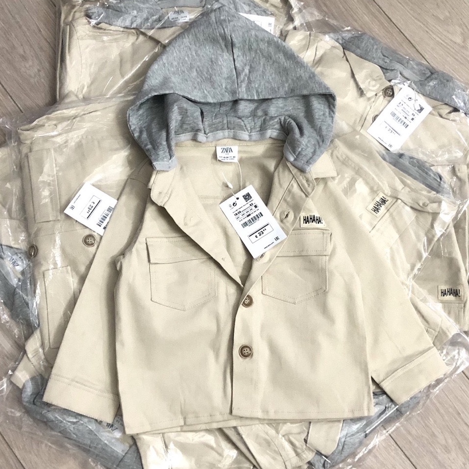 Áo khoác cho bé trai - Áo khoác kaki Snoppy Zara cho bé trai 1-6t