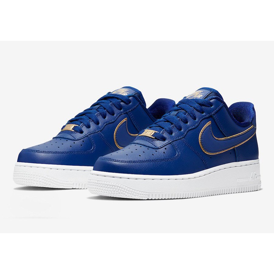Giày Air Force 1 Chính Hãng FREESHIP Nike Air Force 1 07 Essential Blue Force - University Red - Simple Sneaker