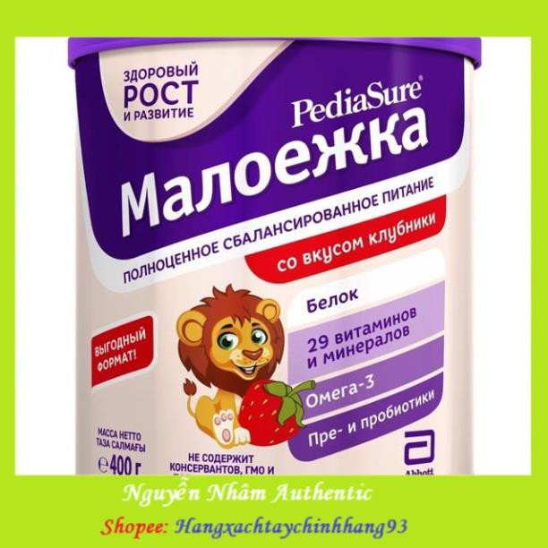 Sữa Pediasure Nga 400g 💖FREESHIP💖 SỮA PEDIASURE NGA hàng air