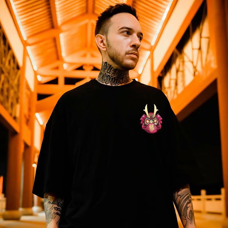 Áo Thun Form Rộng Tay Ngắn Phong Cách Âu Mỹ Size M-8Xl Cho Nam