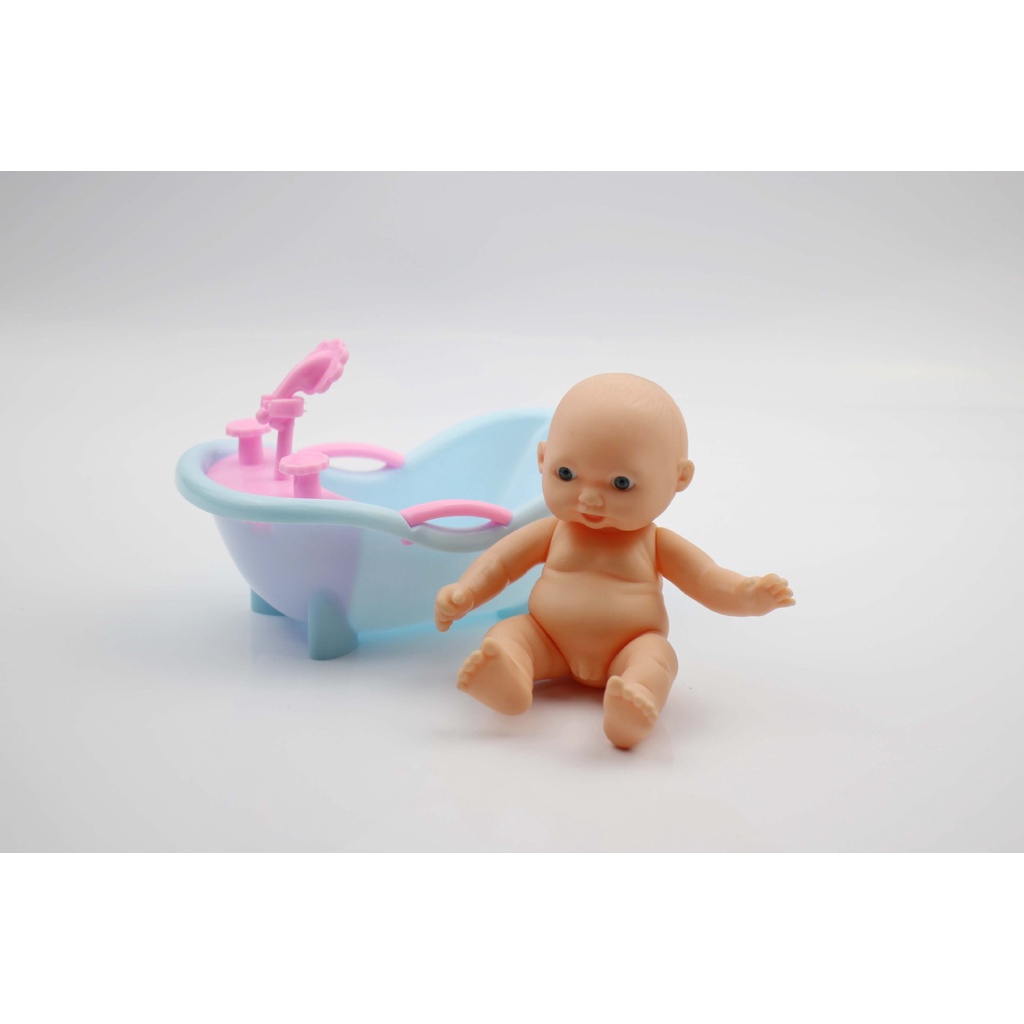 Búp bê em bé và bồn tắm ngộ nghĩnh đáng yêu đồ chơi nhập vai ANDATOY AD902