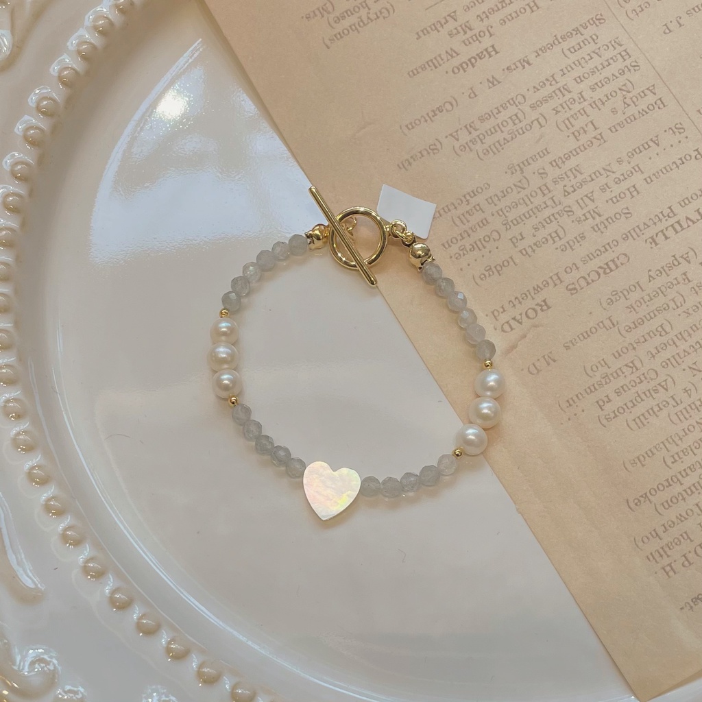 Vòng Tay NT Nước Ngọt Phối Đá Tone Pastel