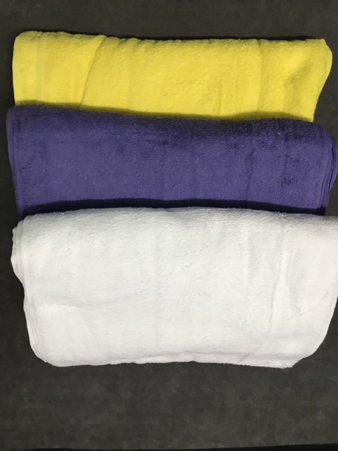 KHĂN GỘI ĐẦU COTTON MONG THẤM NƯỚC TỐT, NHANH KHÔ KT 32x80cm (dành cho salon Tóc, spa) 5 MÀU NHƯ HÌNH
