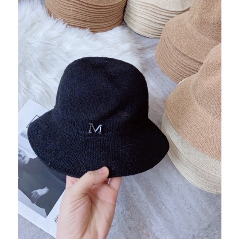 Mũ M theo phong cách Hàn Quốc ⚡ SIÊU HÓT ⚡ Mũ cói đi biển, đi chơi