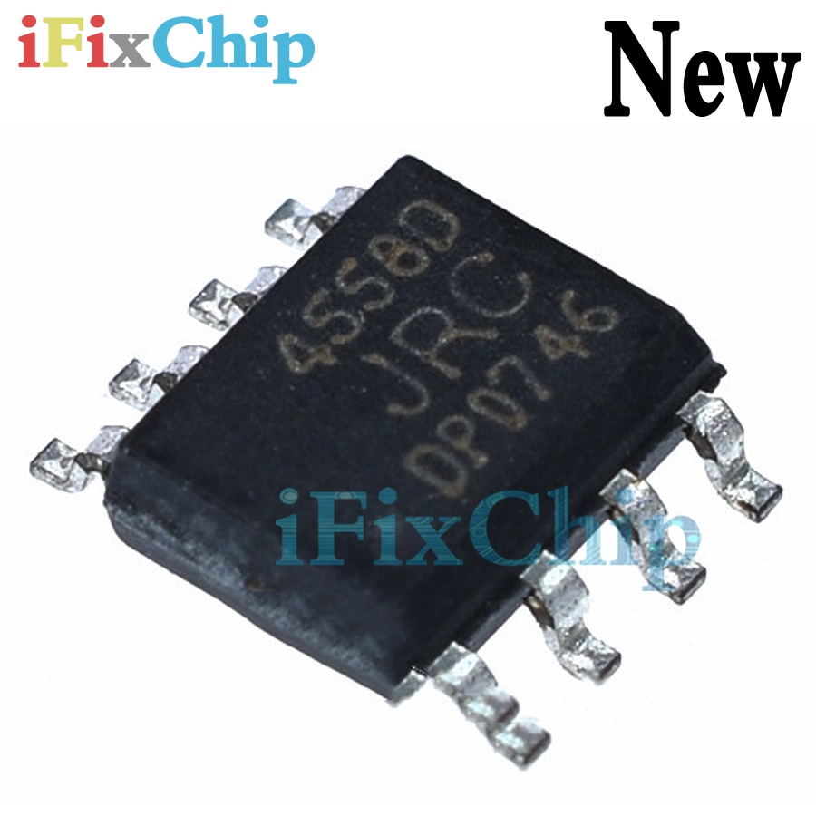 20 Chiếc NJM4558D NJM4580E SOP8 NJM4558 NJM4580 4558D 4580E Mới