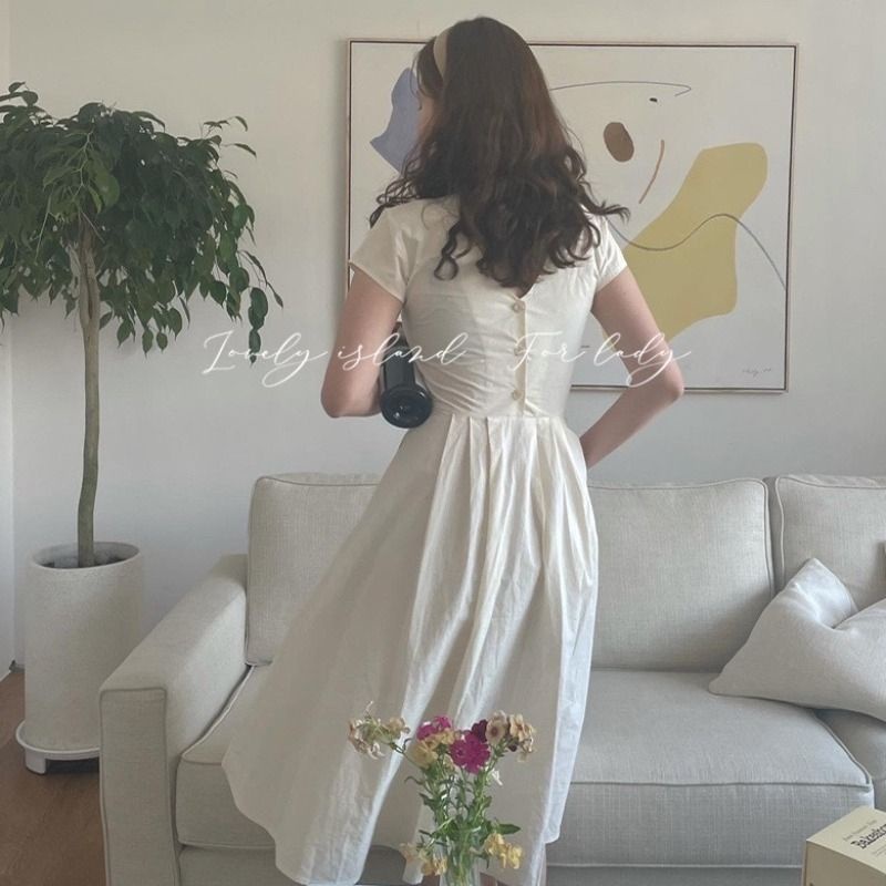 Đầm Midi Babydoll Dáng Xoè Dài Taobao Order