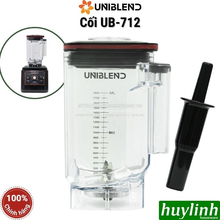 Cối lẻ dùng cho máy xay công nghiệp Uniblend UB-712 - 1.8 lít