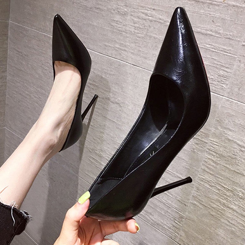 ZTAIXIELUA Giày Cao Gót 9CM Mũi Nhọn Phong Cách Thời Trang Pháp 02284 Dành Cho Nữ