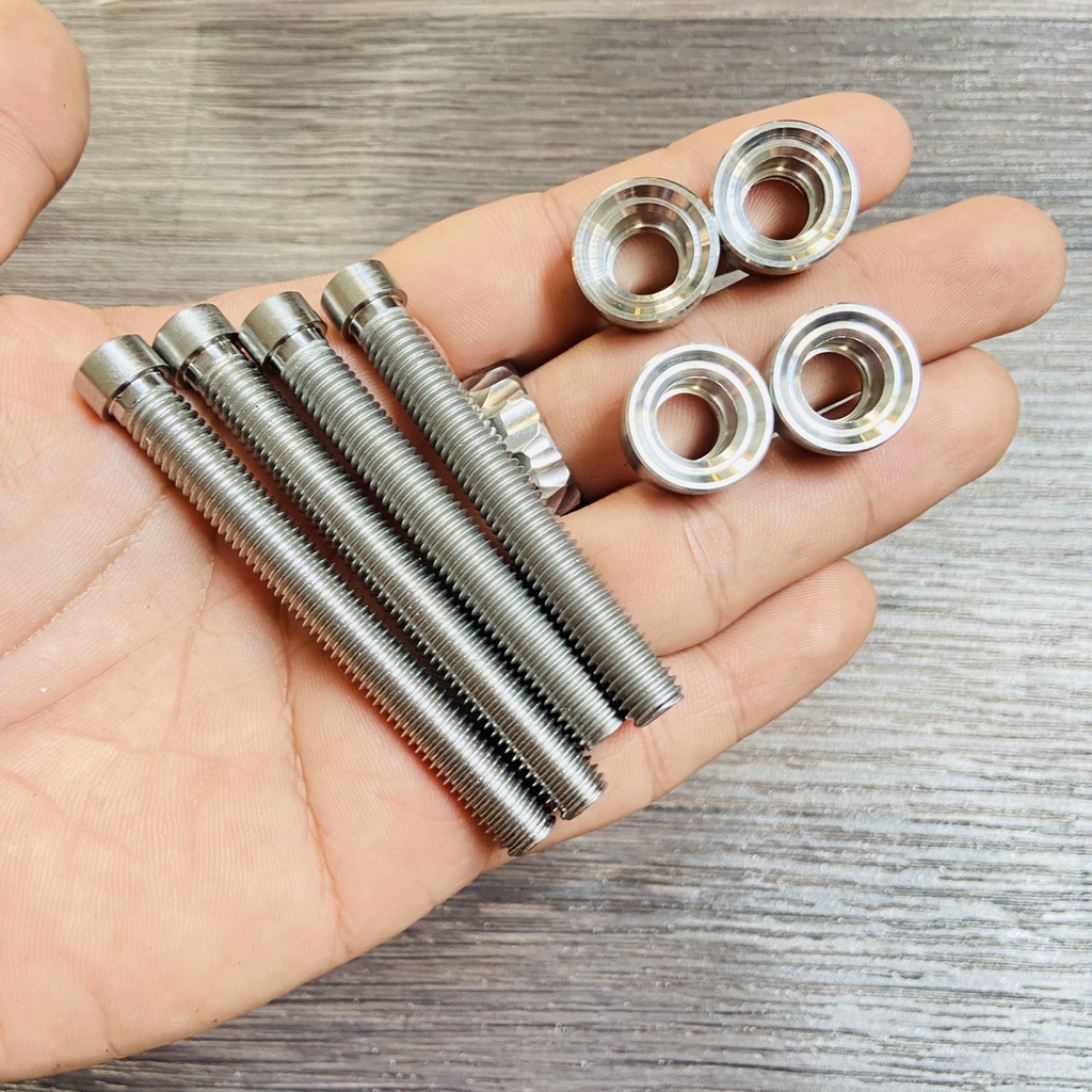 BỘ KHÂU CẢNG INOX MẪU THÁI TRANG TRÍ CHO CÁC DÒNG XE FUTURE 2, WAVE THÁI 125 CAO CẤP
