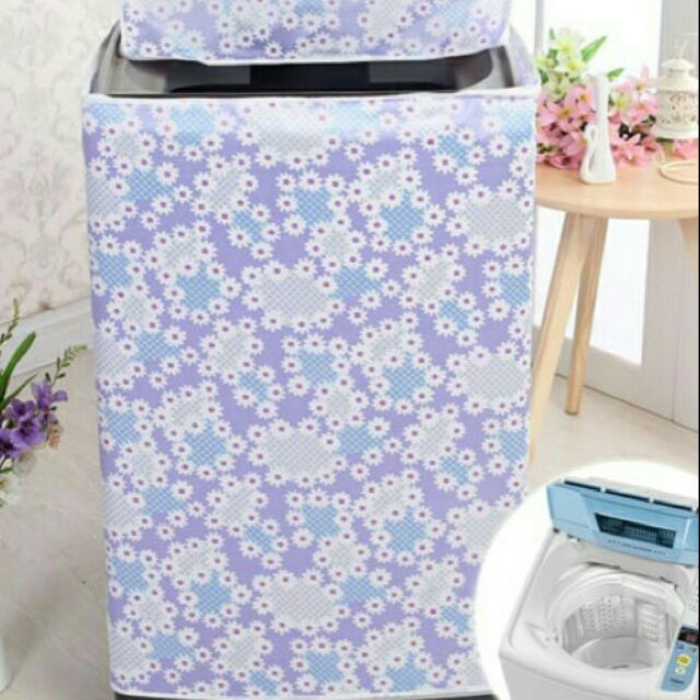 Áo Trùm Bảo Vệ Máy Giặt CửA Trên 7-8kg - Satin Chống Nắng Nước Bụi