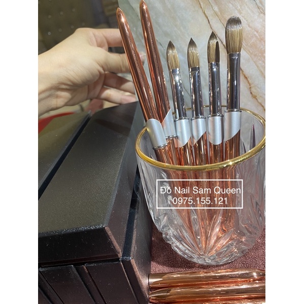 Cọ đắp bột USA cao cấp 100% lông chồn thật nguyên chất không pha.