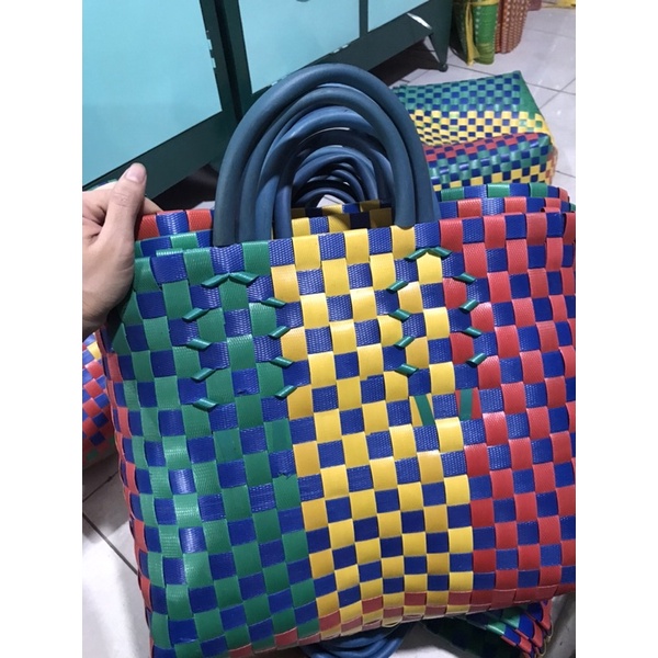 Giỏ Đan nhựa thủ công nghiệp lớn