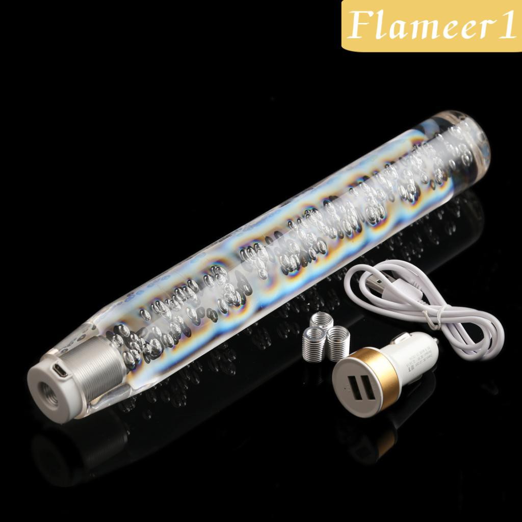[flameer1] Cần Gạt Chuyển Số Ô Tô Hình Bong Bóng Pha Lê Có Đèn LED Thông Dụng 30CM