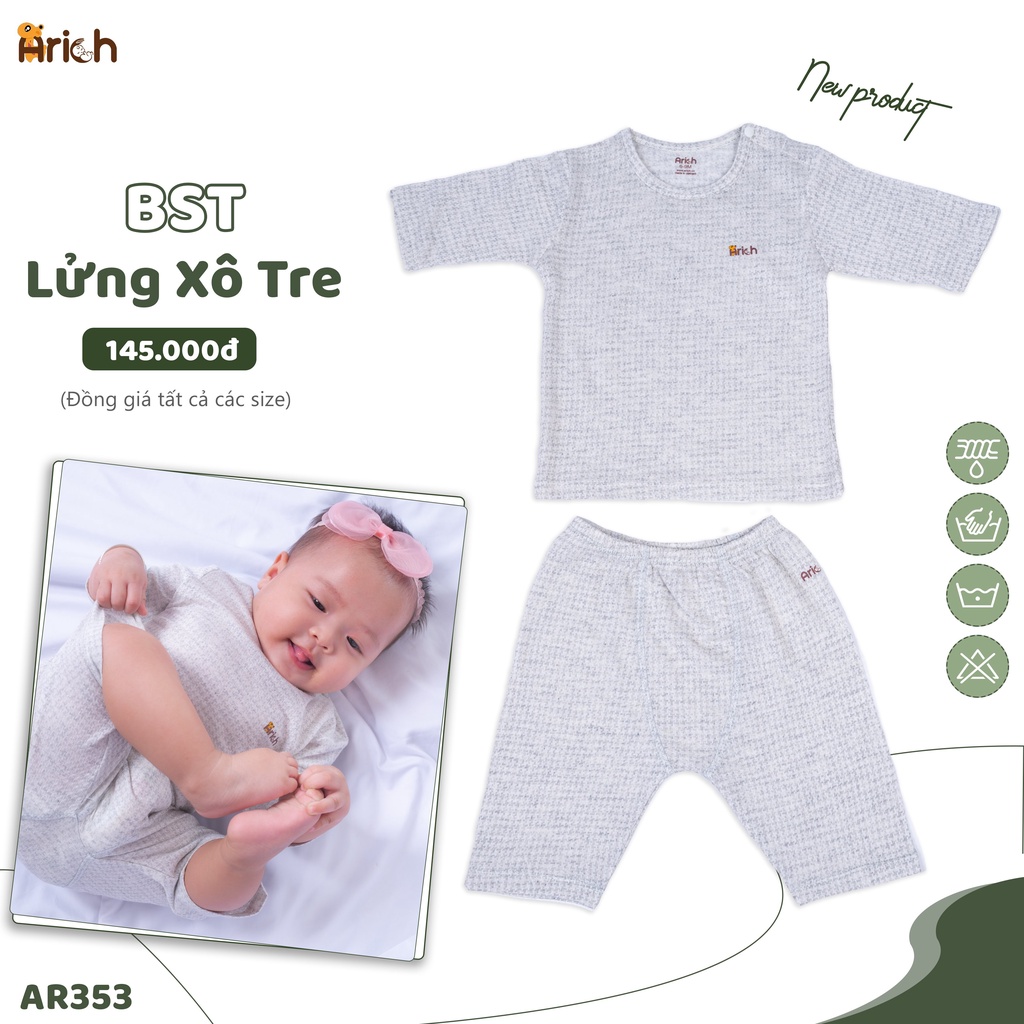 Bộ lửng xô tre Arich (hàng lẻ size chỉ còn 2-3y)