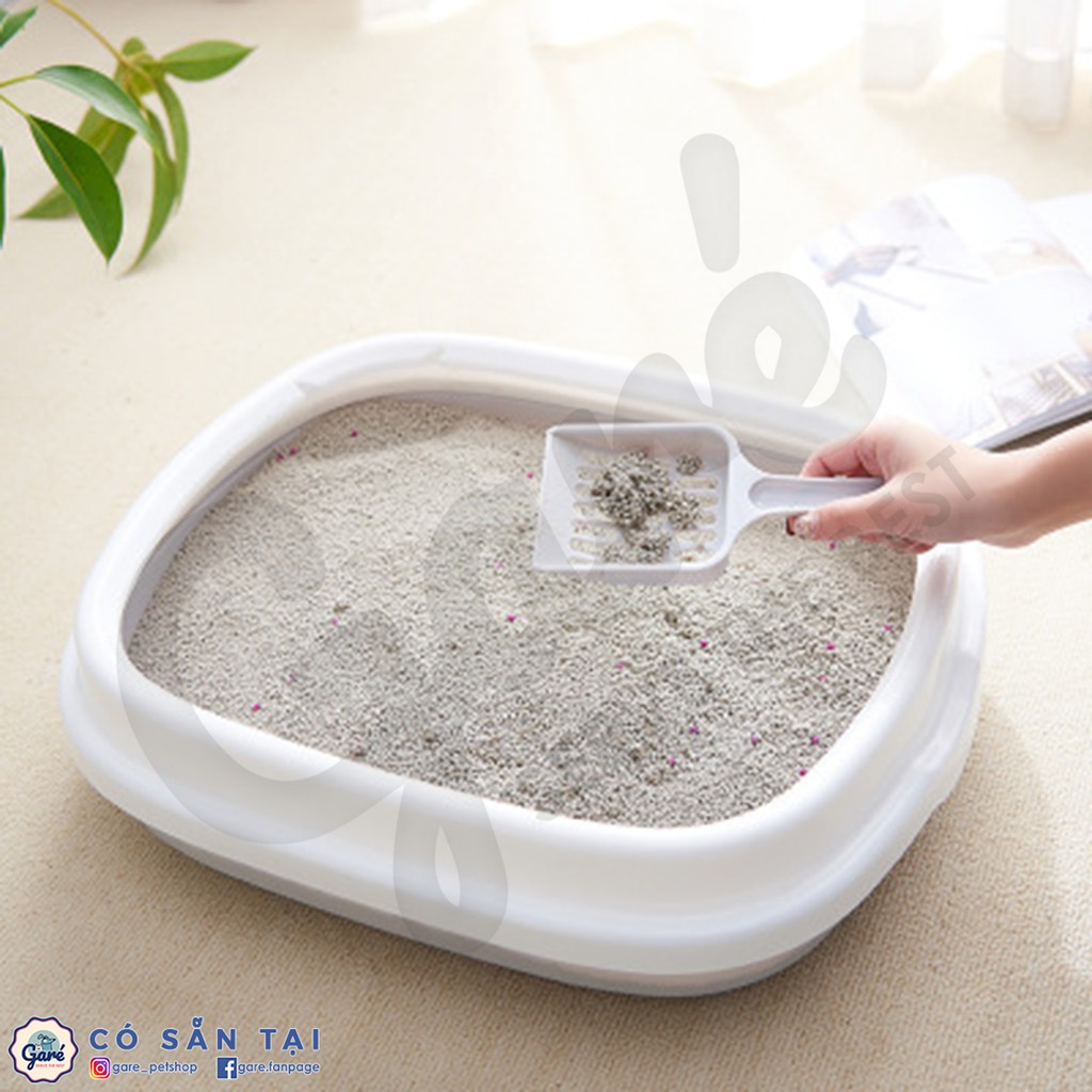 Chậu cát vệ sinh màu Pastel dễ thương dành cho Mèo