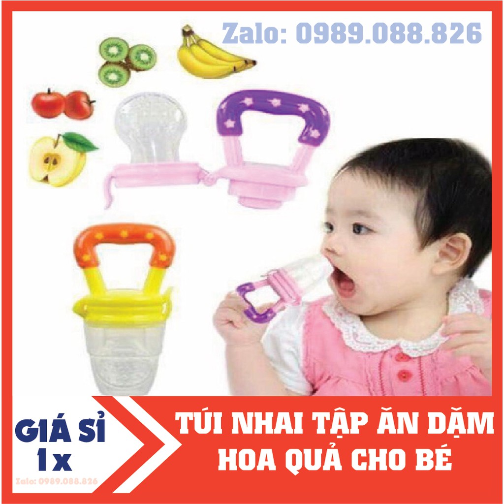 TÚI NHAI TẬP ĂN DẶM CHỐNG HÓC CHO BÉ YÊU