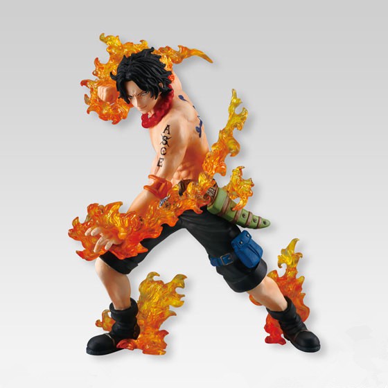 Mô Hình One Piece Anime Gundam Figure Luffy Ace Sabo Attacking Styling