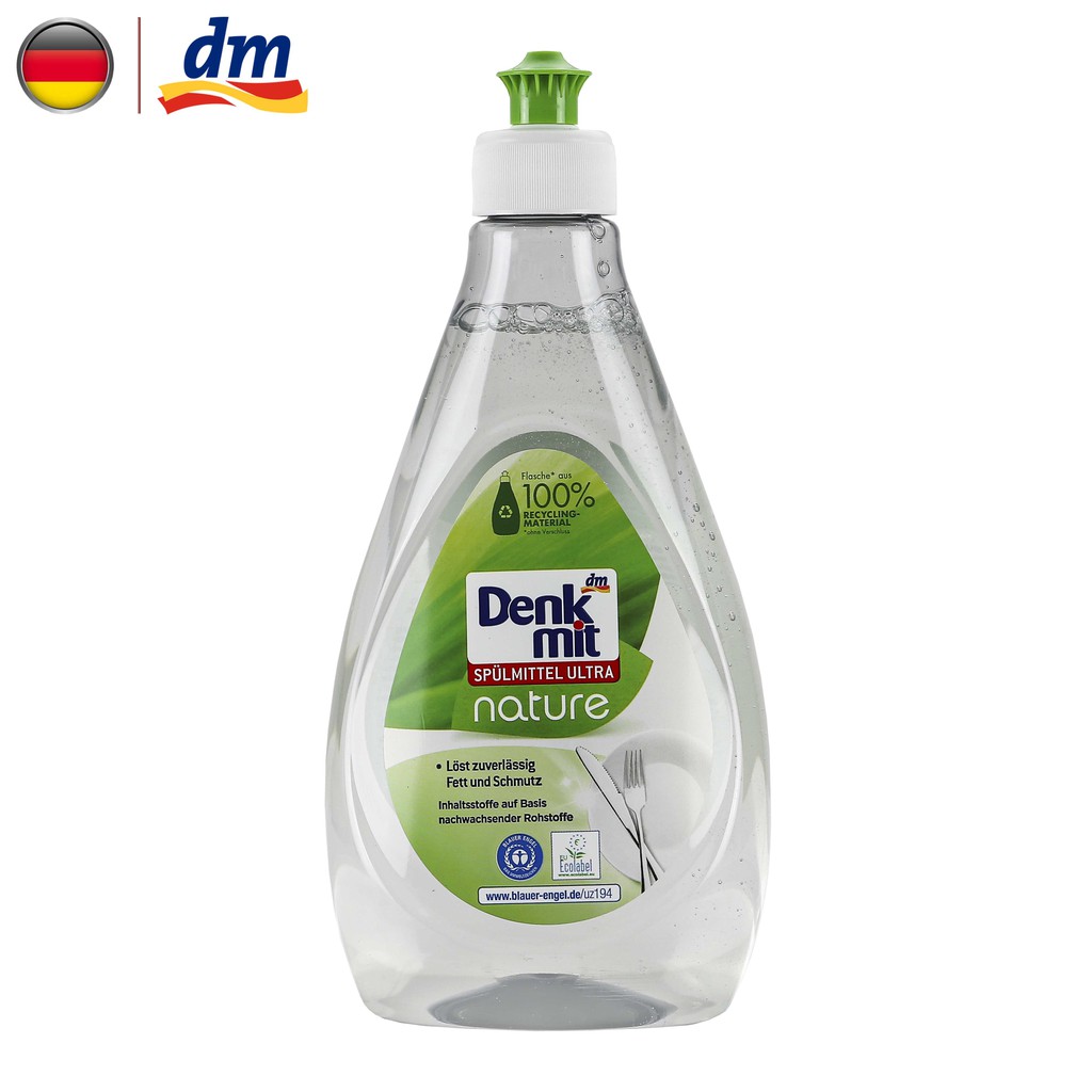 Nước rửa chén bát  Denkmit  500ml an toàn cho da tay, hương thơm tự nhiên nhập khẩu từ Đức -DENKMIT25
