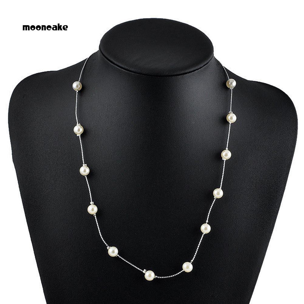Vòng cổ choker đính ngọc trai nhân tạo thời trang