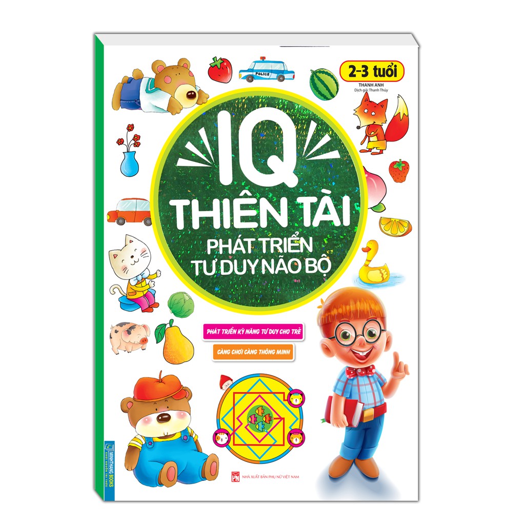 Sách - Combo IQ Thiên tài phát triển tư duy não bộ 6 cuốn(bìa mềm)