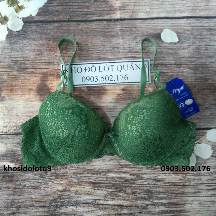Áo Boya ren hoa mút vừa dày 3cm , có gọng nâng ngực