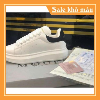 [Freeship - Hot Trend] Giày MC queen Đen Đế Trắng Hàng Cao Cấp Form Nam Nữ Fullsize 36-43