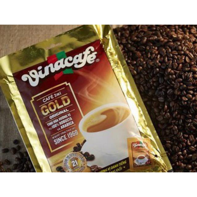 Cà phê sữa VinaCafé Gold Original 3 in 1 800g ( 40 gói x 20g )