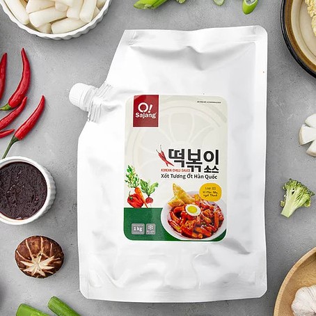 Tương Ớt Nấu Bánh Gạo Tokbokki Sannadle 1kg