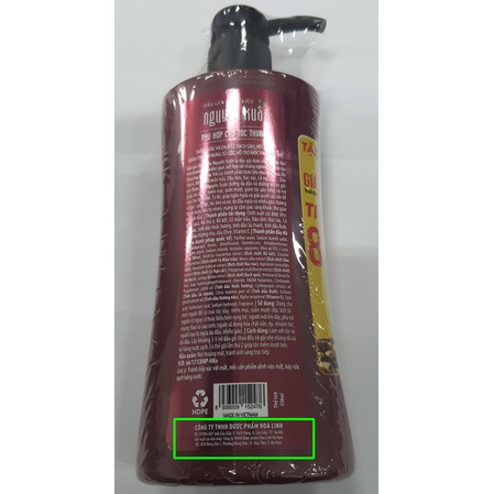 Dầu gội Dược liệu Nguyên Xuân nâu 350ml - Tóc thường