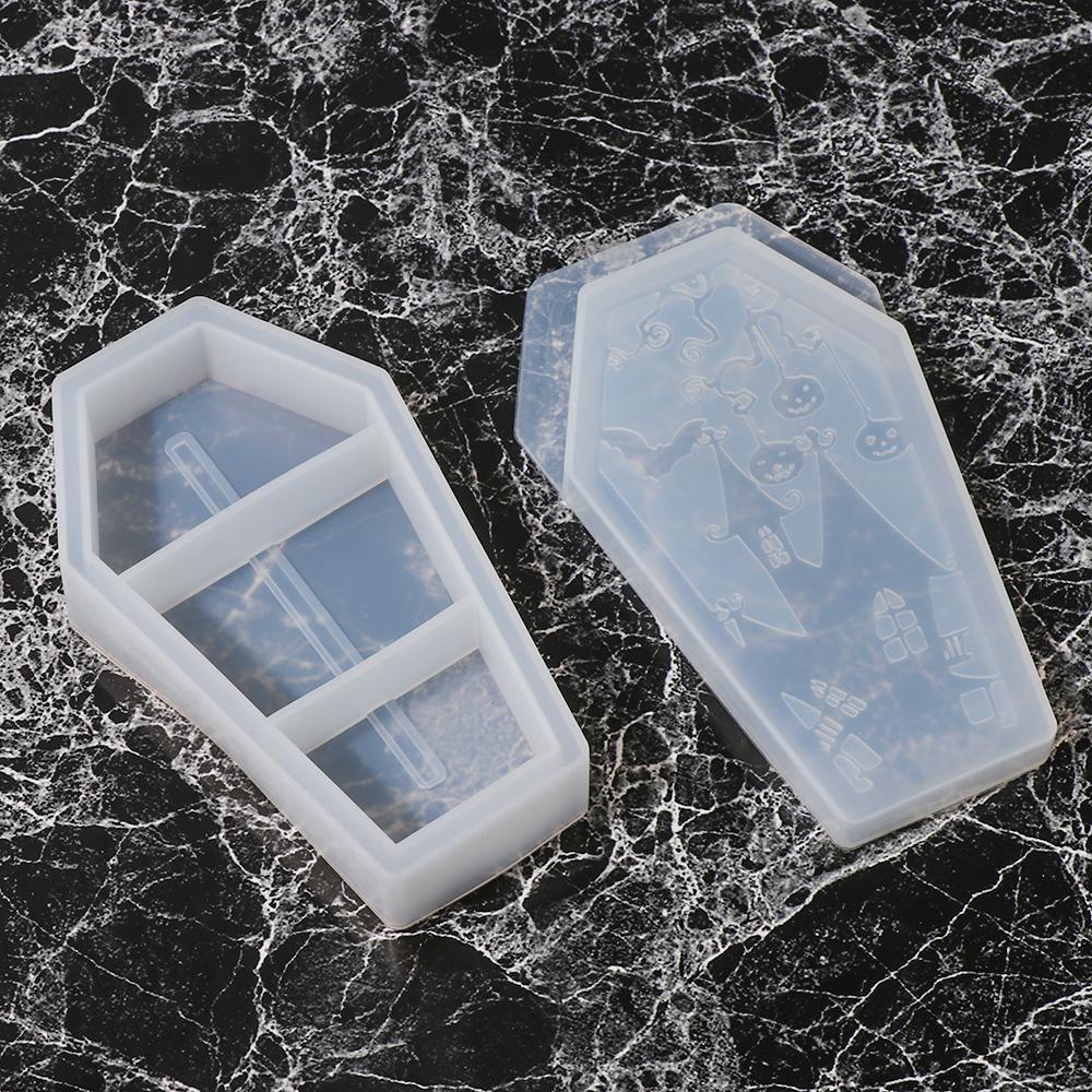 Khuôn Silicone Làm Hộp Nhựa Resin Thủ Công Phong Cách Gothic