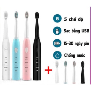 Bàn chải đánh răng điện sạc pin