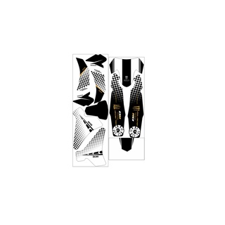 tem trùm blade 110 đen trắng