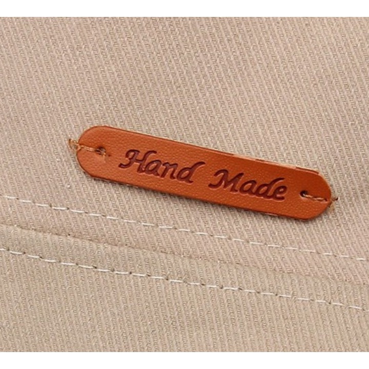 Nón mũ bucket vành nhỏ vải kaki chữ Handmade thoáng mát kiểu dáng vintage cho nữ chụp ảnh sống ảo cực đẹp độc