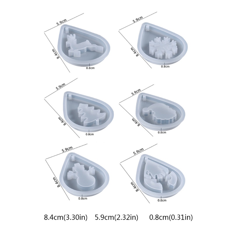 Khuôn Silicone Tạo Hình Làm Mặt Trang Sức DIY